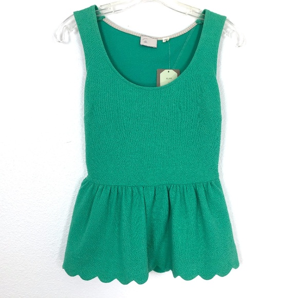 Anthropologie Tops - Anthropologie Postmark Clovelly Peplum Tank NWT